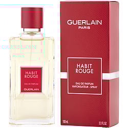 Habit Rouge By Guerlain Eau De Parfum Spray 3.3 Oz (new Packaging)